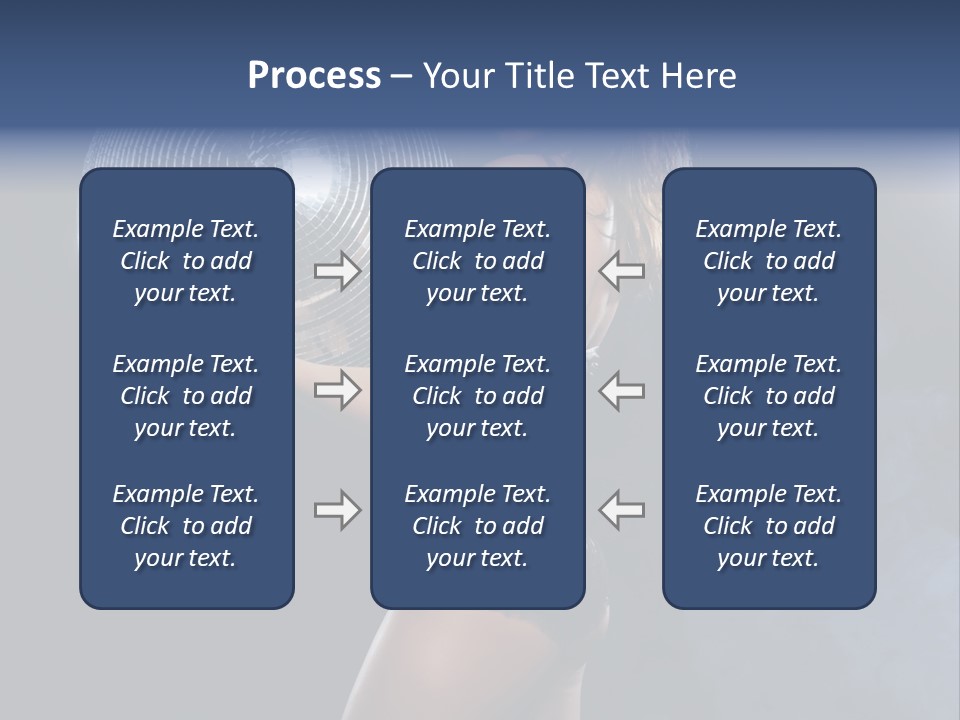 Glitter Nylons Ball PowerPoint Template