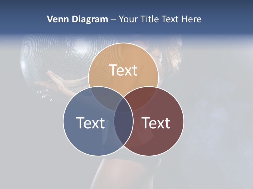 Glitter Nylons Ball PowerPoint Template