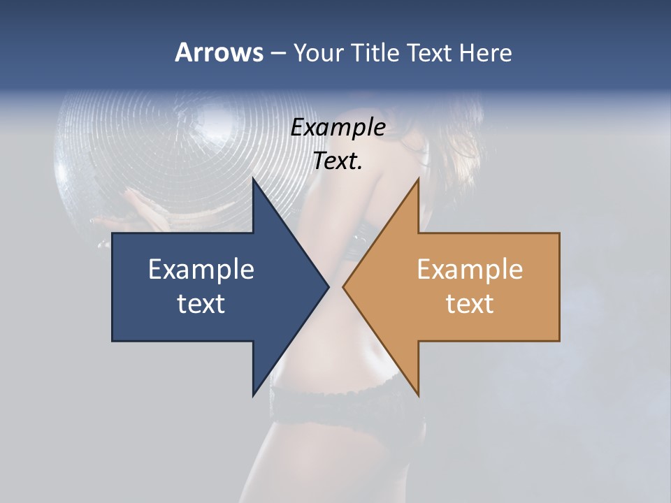 Glitter Nylons Ball PowerPoint Template