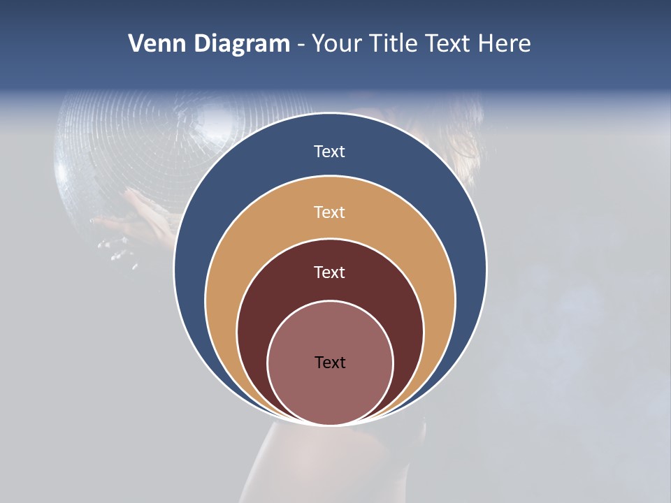 Glitter Nylons Ball PowerPoint Template