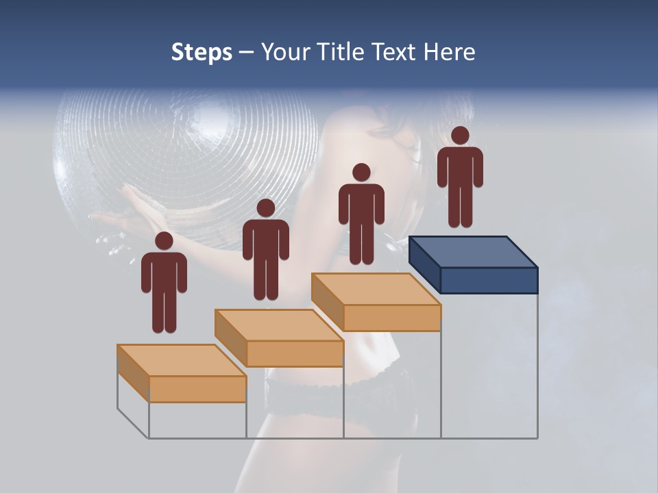 Glitter Nylons Ball PowerPoint Template