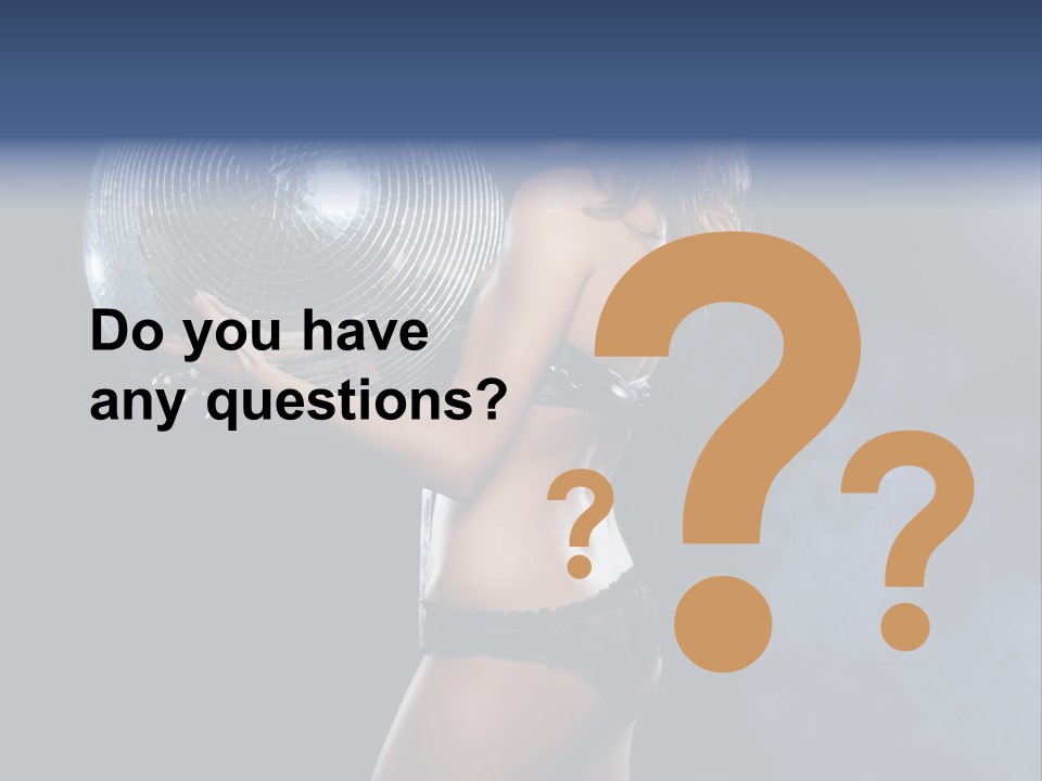 Glitter Nylons Ball PowerPoint Template