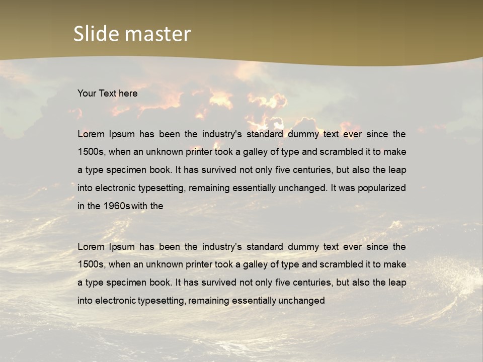 Floating Many Air PowerPoint Template