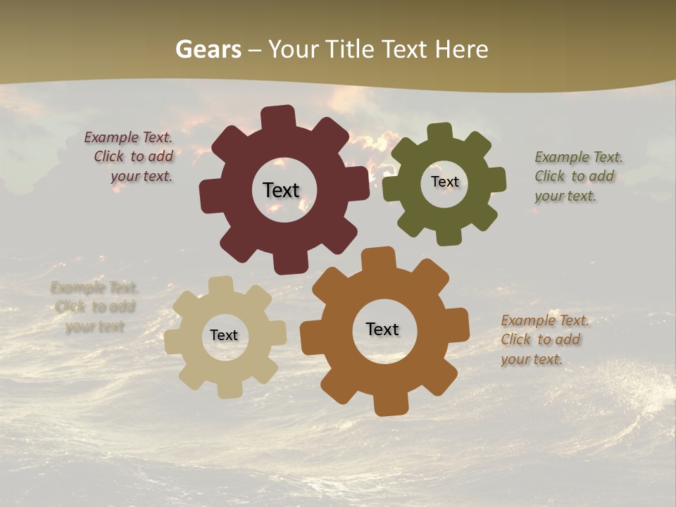 Floating Many Air PowerPoint Template