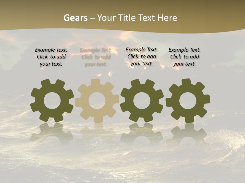 Floating Many Air PowerPoint Template