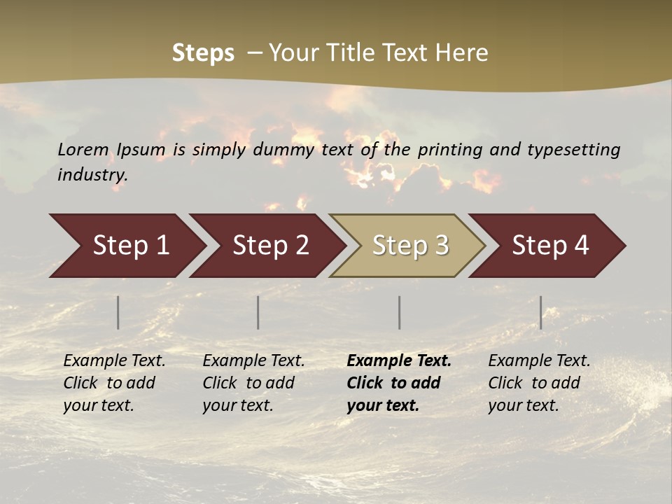 Floating Many Air PowerPoint Template