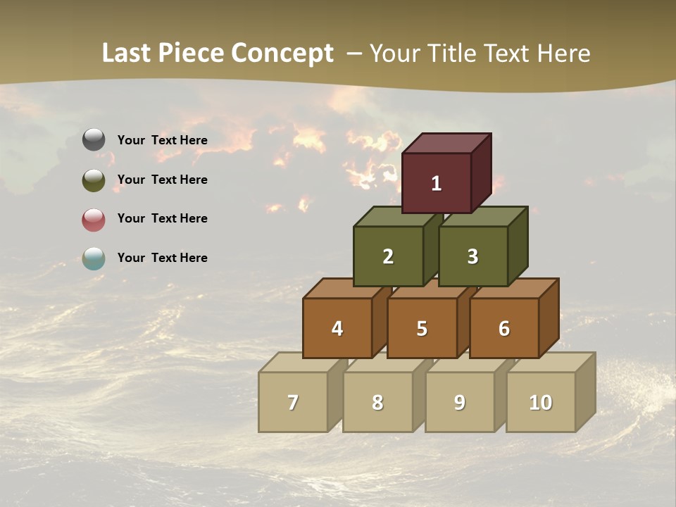 Floating Many Air PowerPoint Template