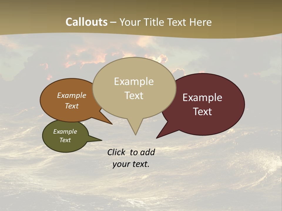 Floating Many Air PowerPoint Template