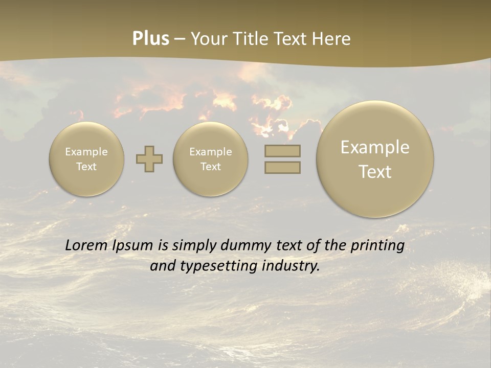 Floating Many Air PowerPoint Template