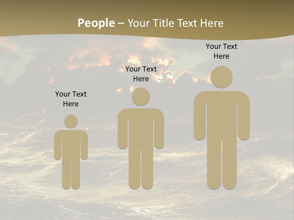 Floating Many Air PowerPoint Template