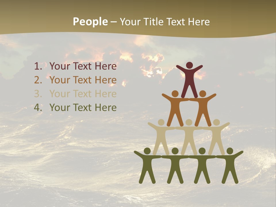 Floating Many Air PowerPoint Template