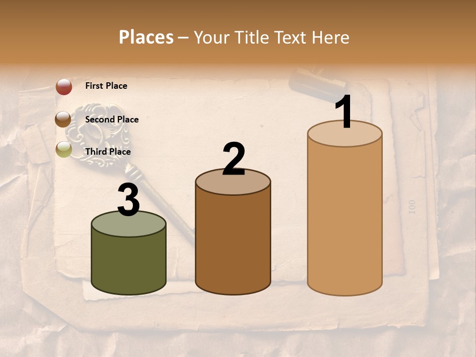 Used Background Illustration PowerPoint Template