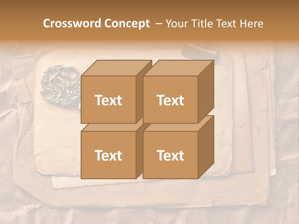 Used Background Illustration PowerPoint Template