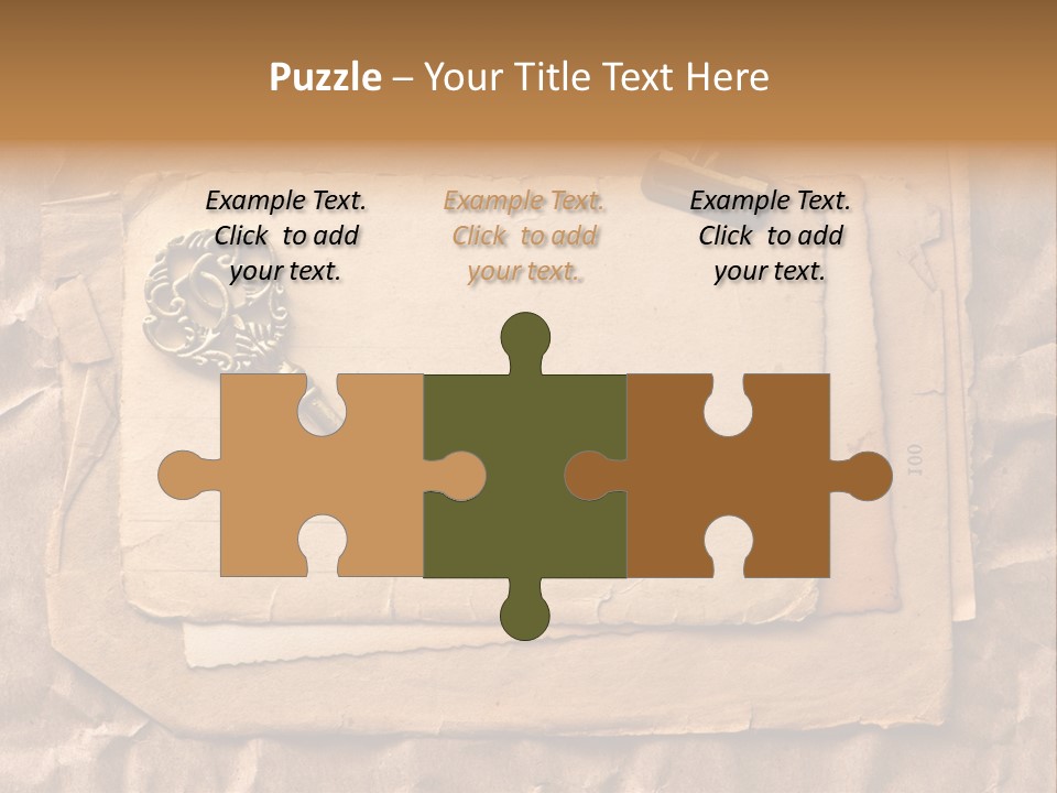 Used Background Illustration PowerPoint Template