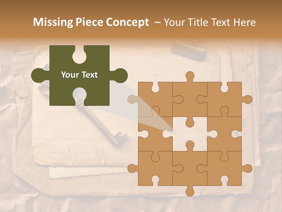 Used Background Illustration PowerPoint Template