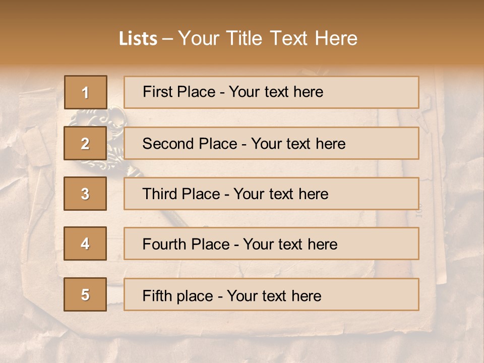 Used Background Illustration PowerPoint Template