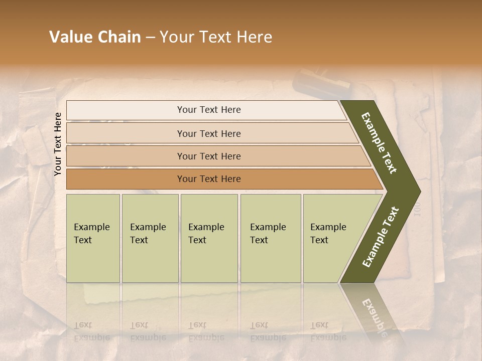 Used Background Illustration PowerPoint Template