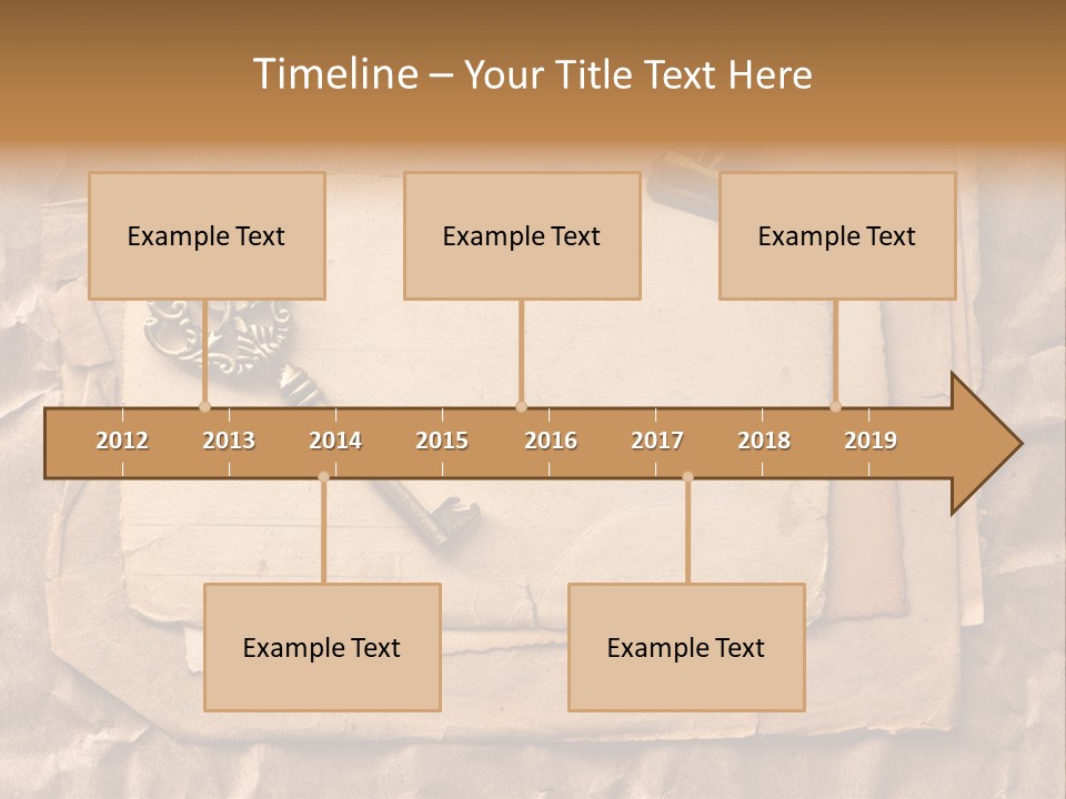 Used Background Illustration PowerPoint Template