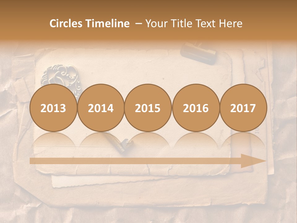 Used Background Illustration PowerPoint Template