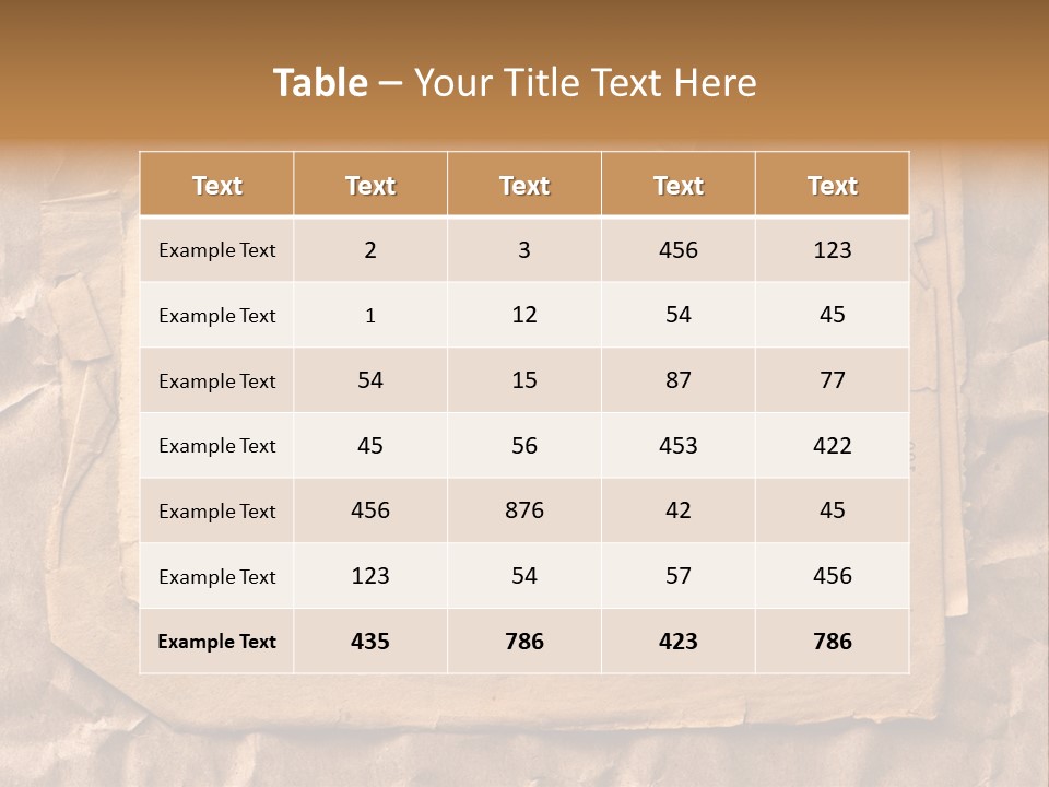 Used Background Illustration PowerPoint Template