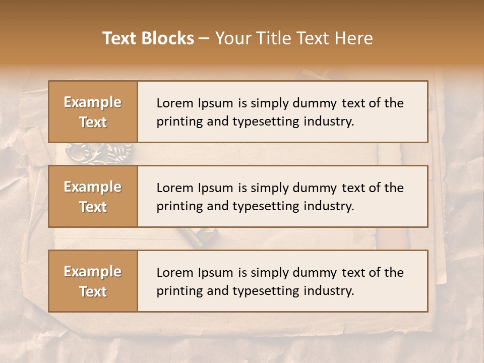 Used Background Illustration PowerPoint Template