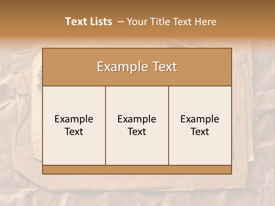 Used Background Illustration PowerPoint Template