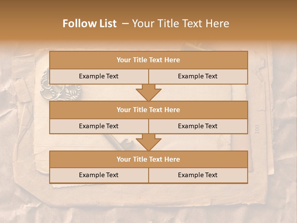 Used Background Illustration PowerPoint Template
