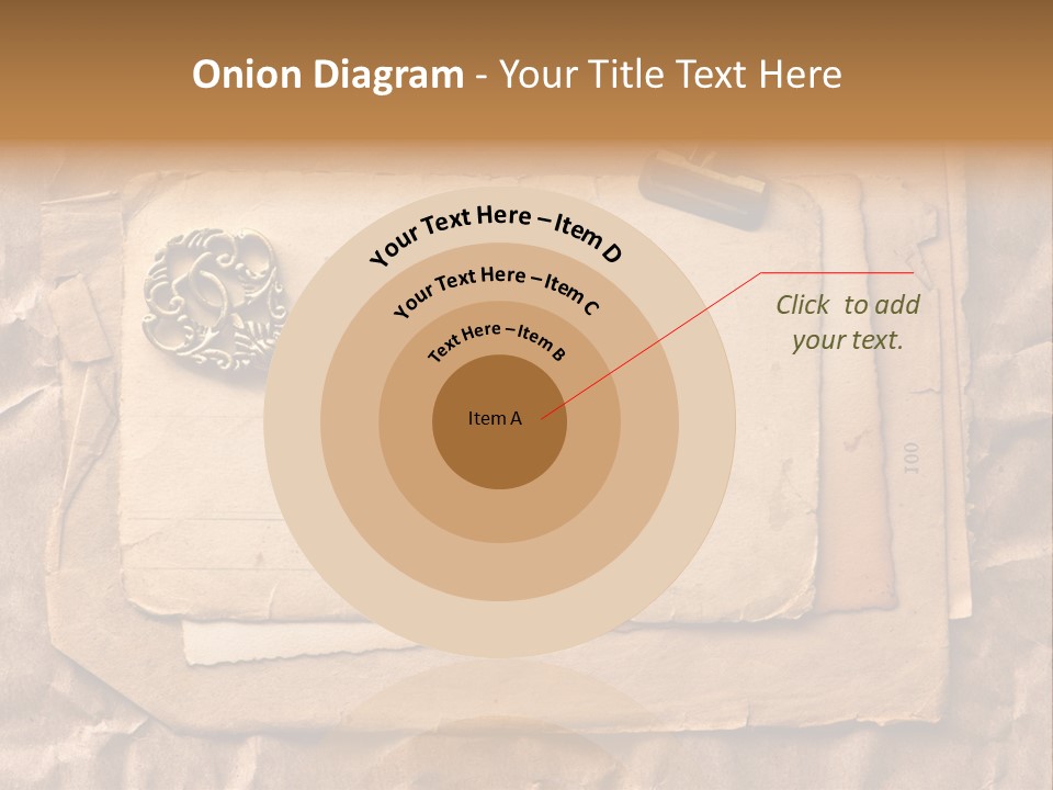 Used Background Illustration PowerPoint Template