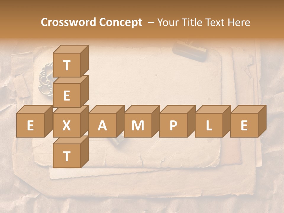 Used Background Illustration PowerPoint Template