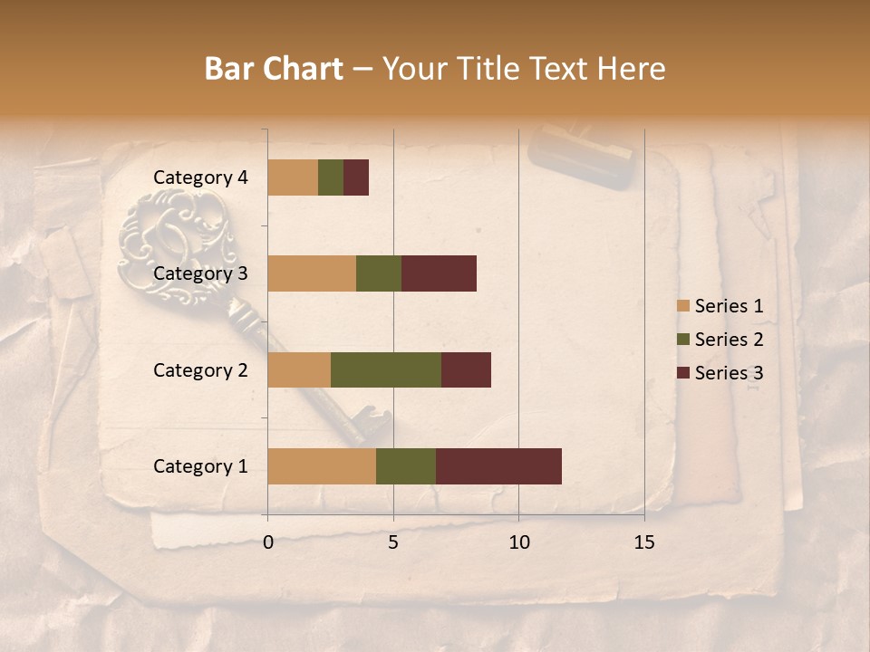 Used Background Illustration PowerPoint Template