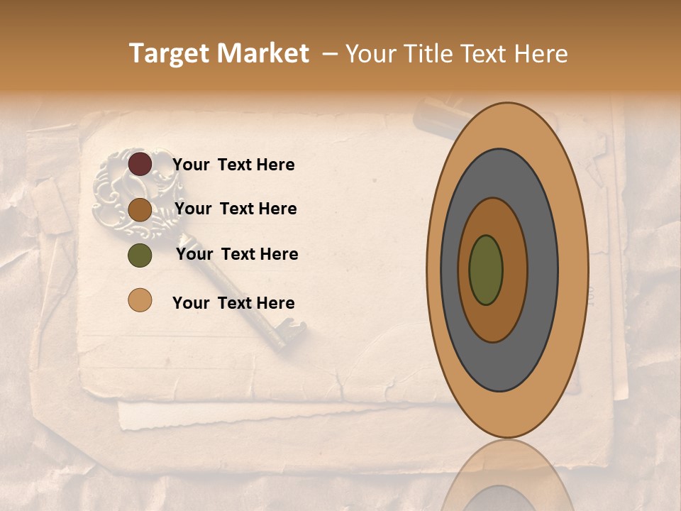 Used Background Illustration PowerPoint Template