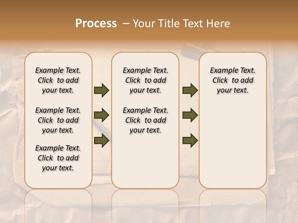 Used Background Illustration PowerPoint Template