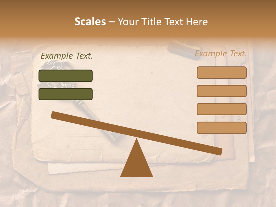 Used Background Illustration PowerPoint Template
