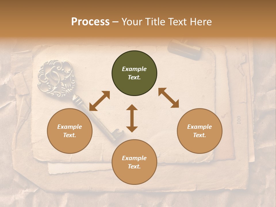 Used Background Illustration PowerPoint Template