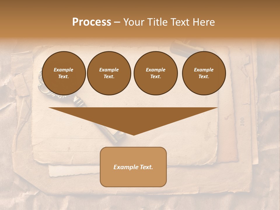 Used Background Illustration PowerPoint Template