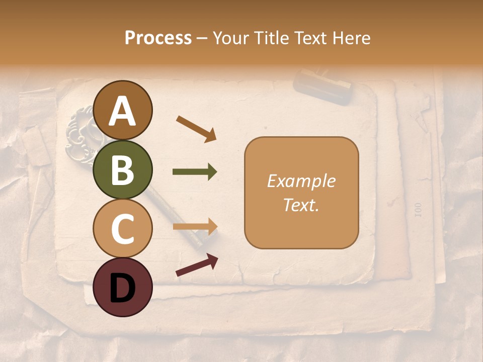 Used Background Illustration PowerPoint Template