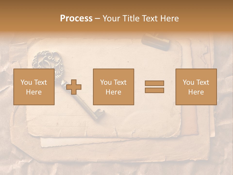 Used Background Illustration PowerPoint Template