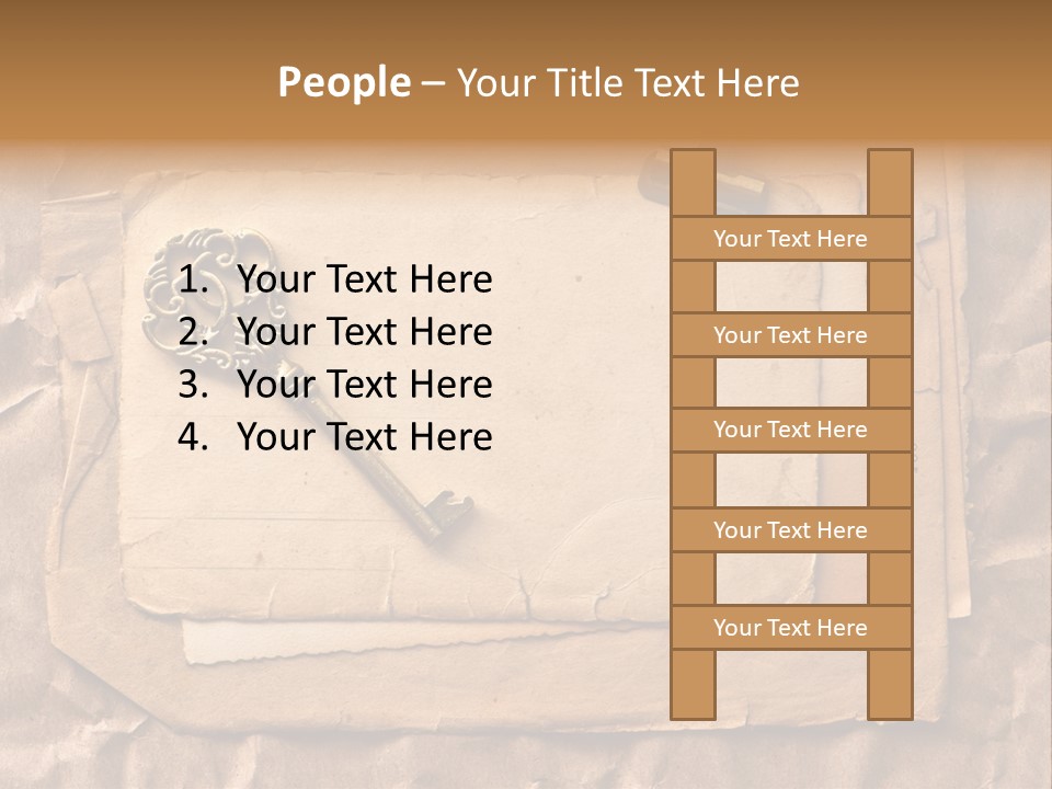 Used Background Illustration PowerPoint Template