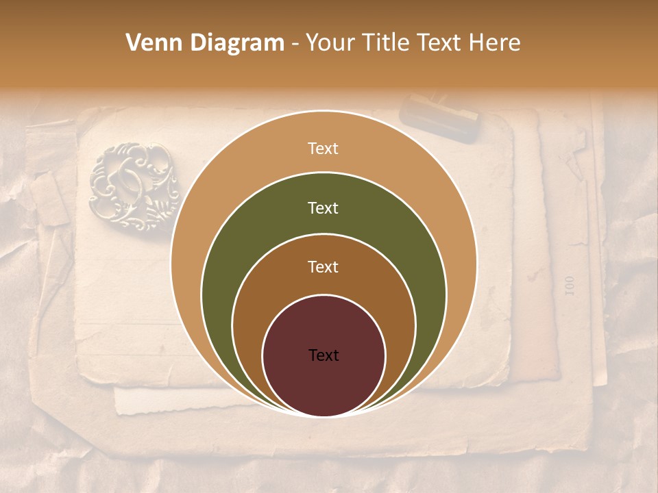 Used Background Illustration PowerPoint Template