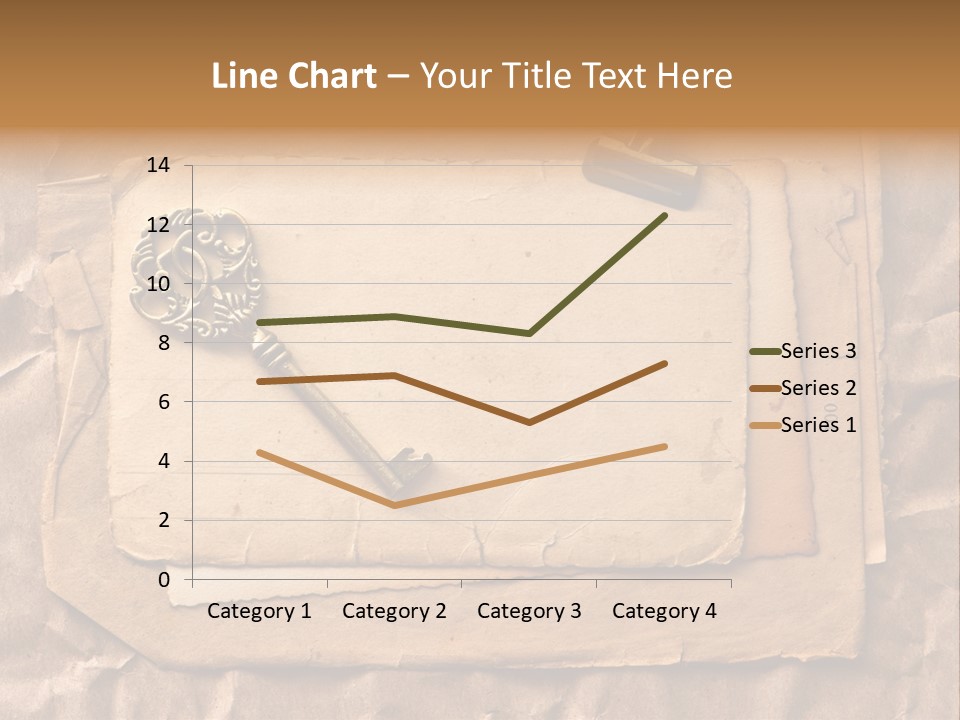 Used Background Illustration PowerPoint Template