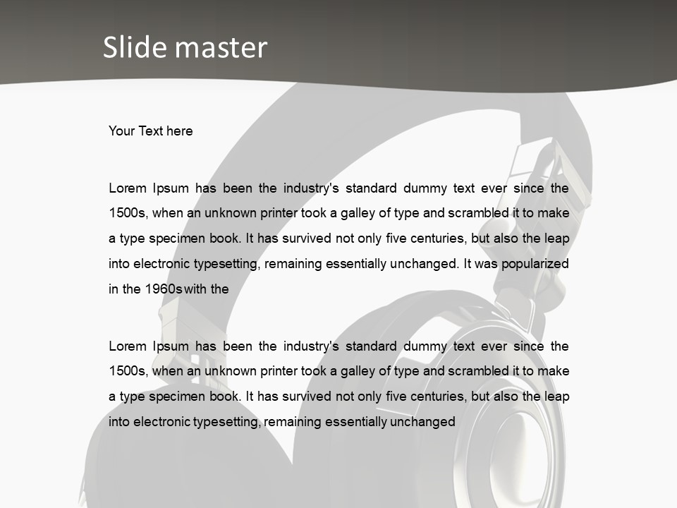 Elegant Device Personal PowerPoint Template