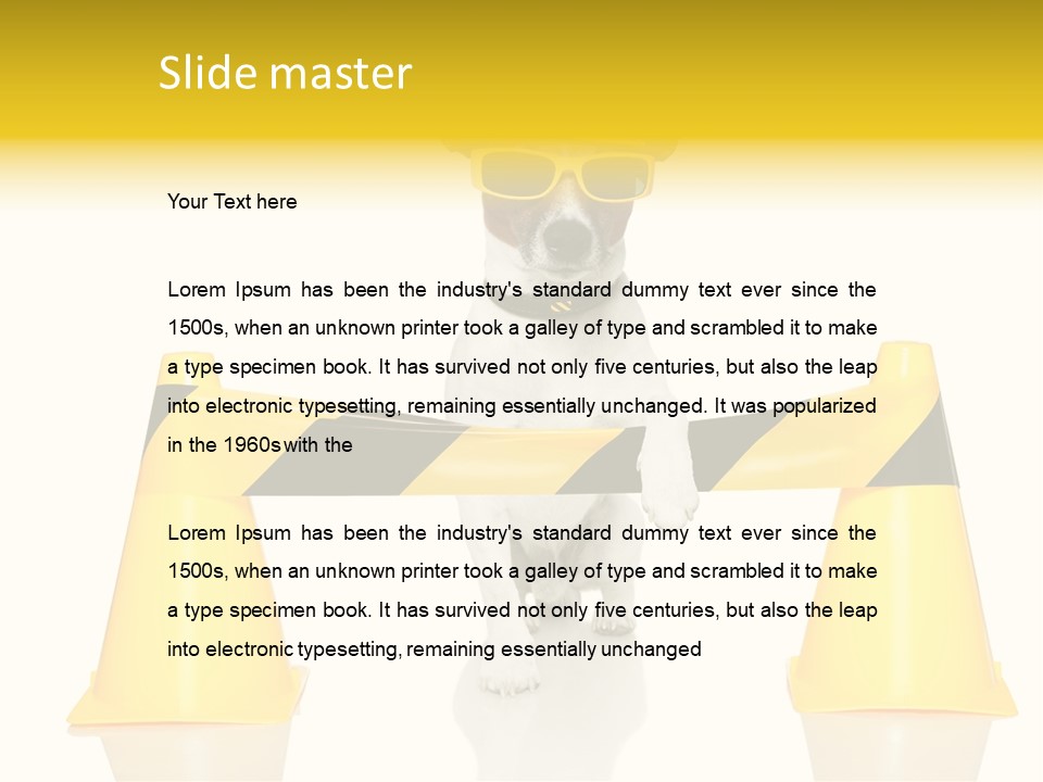 Dog Band Animal PowerPoint Template