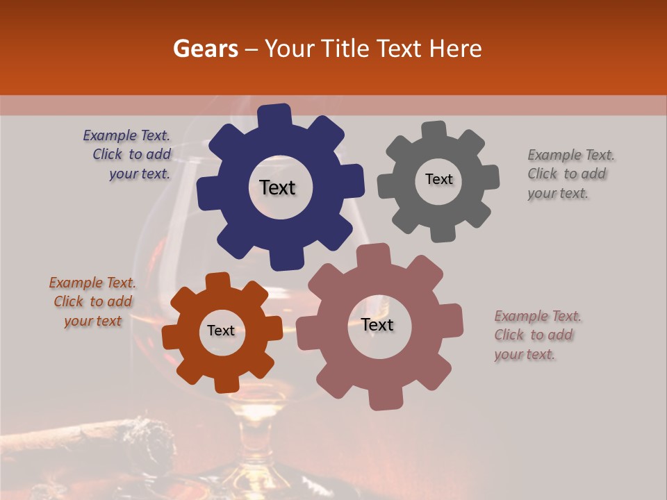 Alcoholic Restaurant Liquid PowerPoint Template