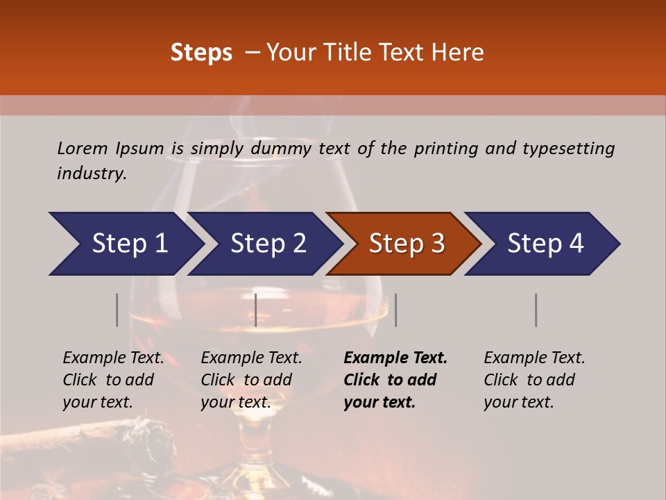 Alcoholic Restaurant Liquid PowerPoint Template