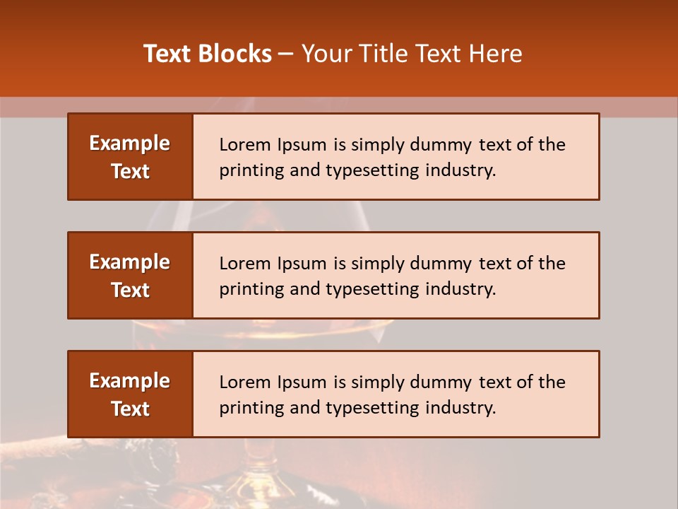 Alcoholic Restaurant Liquid PowerPoint Template