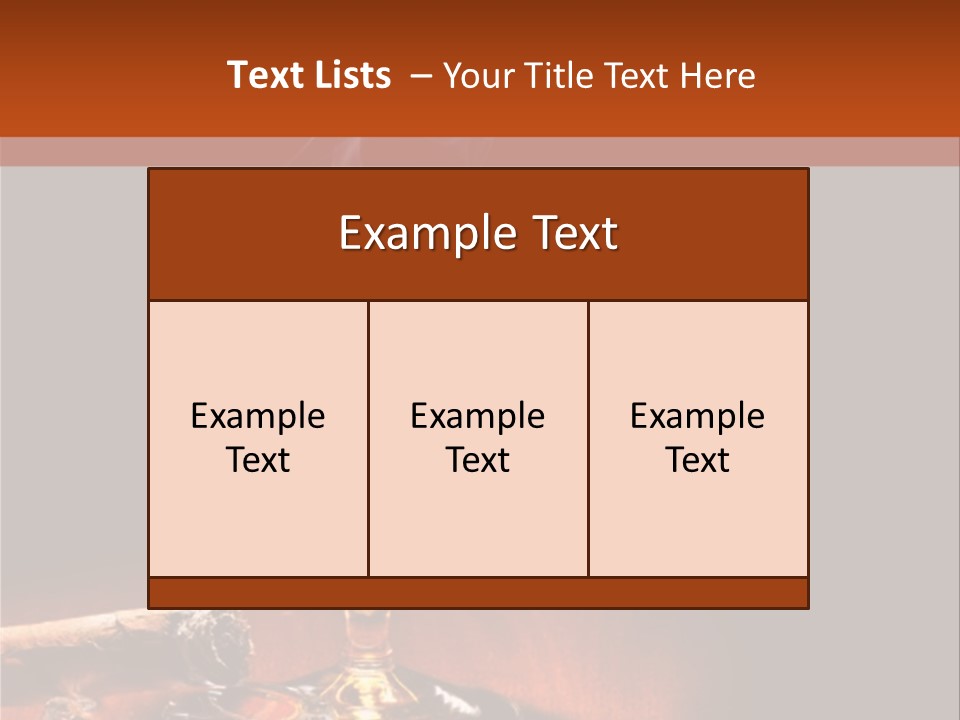 Alcoholic Restaurant Liquid PowerPoint Template
