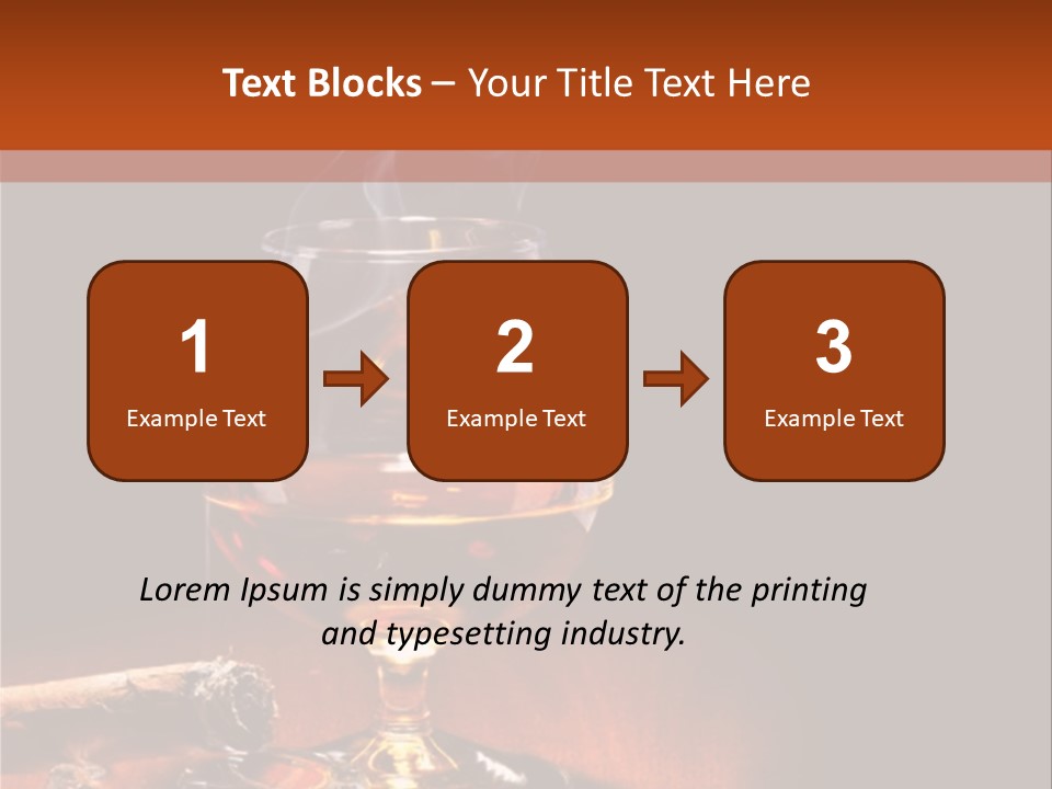 Alcoholic Restaurant Liquid PowerPoint Template