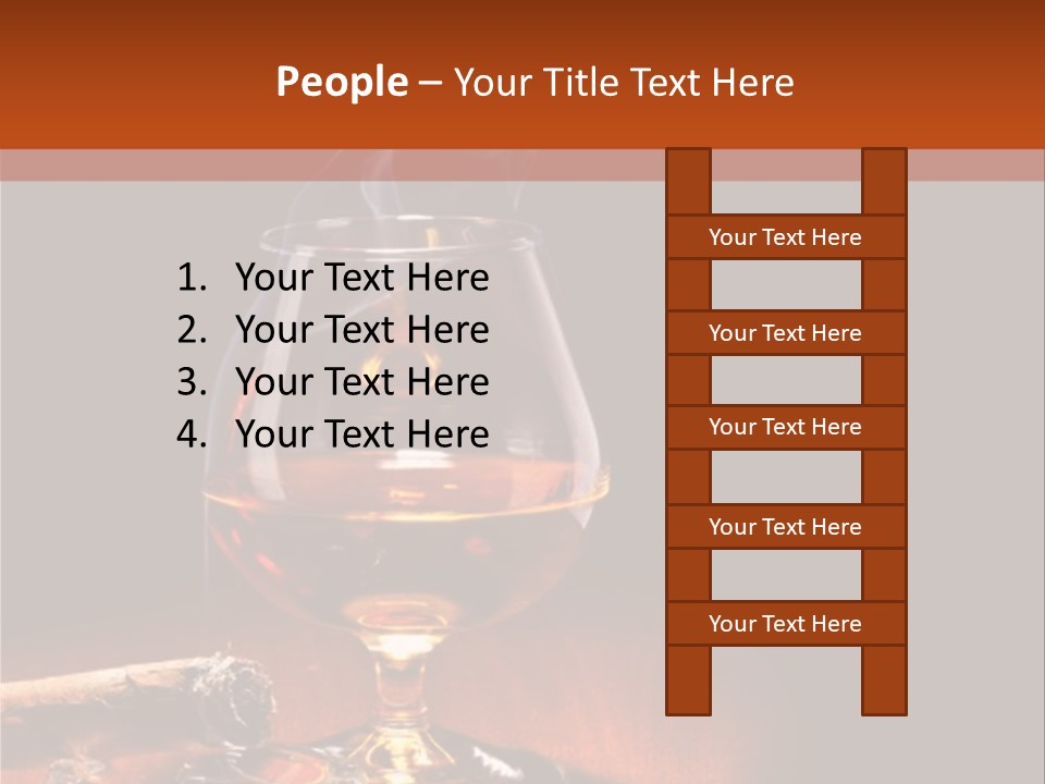 Alcoholic Restaurant Liquid PowerPoint Template
