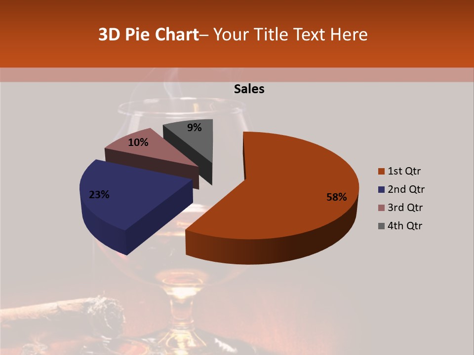 Alcoholic Restaurant Liquid PowerPoint Template