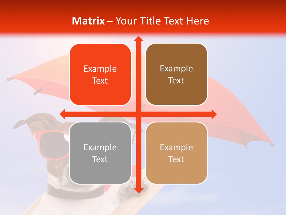 Chair Lazy Copy Space PowerPoint Template